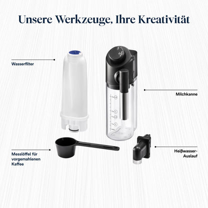 De’Longhi Magnifica Start - Perfetto Kaffeevollautomat mit LatteCrema-Milchaufschäumer, 4 One-Touch-Getränke, Cappuccino, Espresso Kaffeemaschine, Soft-Touch-Bedienfeld, Schwarz (ECAM220.91.B)